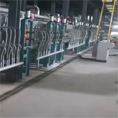 Aluminum Coil Colour Powder Coating Line Substrate Width 600-1800mm And Customize Heating Install Power