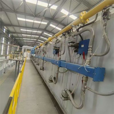 Automated Coil Coating Line Water or Air Cooling Method Customizable Color