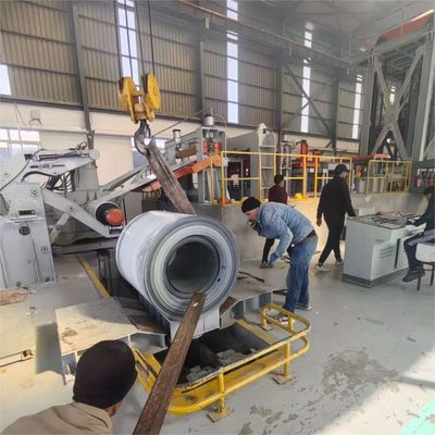 600-2000mm Substrate Width Metal Coil Coating Plant With Good Adhesion And Advanced Coating Technology